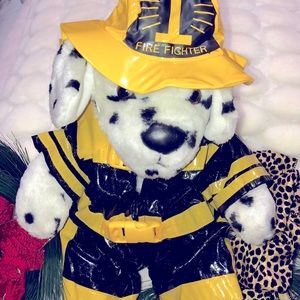 🌸ADOPTION CERTIFICATE INCLUDED🌸 11”x17” CHRISTMAS  DOG. FIREMAN.